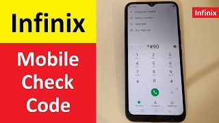 Infinix Mobile Check Code  Infinix Test Code  English [upl. by Harlen]