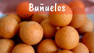 DELICIOSOS BUÑUELOS caseros  RECETA BUÑUELOS COLOMBIANOS [upl. by Ojyllek281]