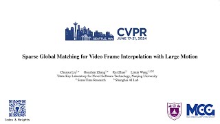 CVPR 2024 SGMVFI Presentation [upl. by Lyndsey]