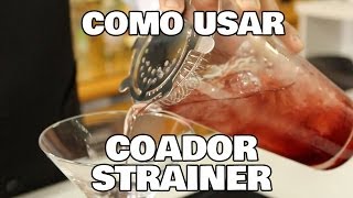 Como usar  Coador inox Strainer [upl. by Elorak]