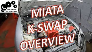 Mazda Miata K Swap Overview [upl. by Nisior]