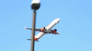 Easyjet A321200Neo GUZMD Takeoff from London Gatwick [upl. by Arvy453]