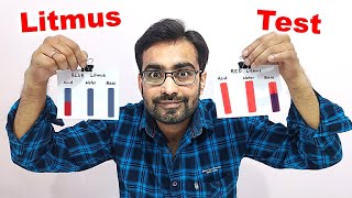 LITMUS TEST of Acids and Bases [upl. by Nairot590]