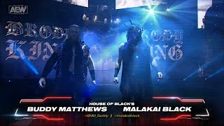 Buddy Matthews amp Malakai Black Entrance  AEW Collision January 06 2024 [upl. by Sellma]