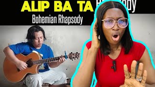 Alip Ba Ta  Bohemian Rhapsody MASTERFUL Guitar Cover REACTION AlipBaTa [upl. by Kiryt815]