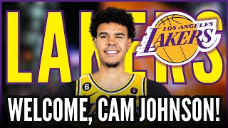 BREAKING Cam Johnson SET TO SIGN with Lakers in BLOCKBUSTER Deal  lakers news [upl. by Cassandre]