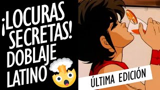 😜🤓¡LAS LOCURAS DEL DOBLAJE LATINO EN SAINT SEIYA  ¡LOS AVANCES SECRETOS [upl. by Ahcsat]