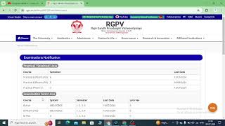 how to fill RGPV exam form  use the same process by mobile and laptop to fill your exam form [upl. by Estes833]