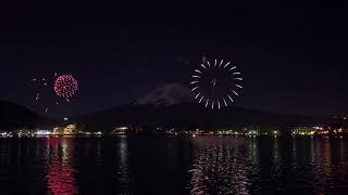 20190120 河口湖・冬花火 Kawaguchiko Winter Fireworks [upl. by Anifled]