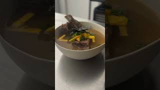 Rice Cake with Beef Spare Rib Soup  Chae [upl. by Aihsot]