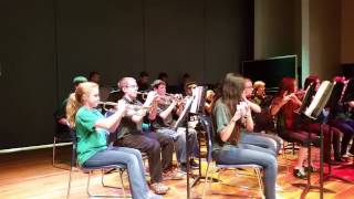 TVMS 6th grade Band plays Harry Potters Fawkes the Phoenix song for the incoming 6th graders [upl. by Marshal]