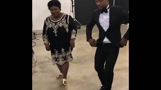 The Queen Petronella Shaka and Kea dancing behind the scenes [upl. by Hsekar]