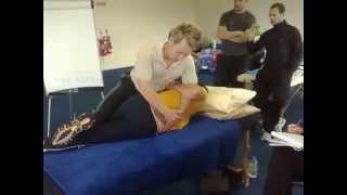 How to perform a Grade 5 Manipulation of the Lumbar Spine  Osteopathic HVT Technique [upl. by Irreg]