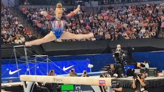 Joscelyn Roberson  14050 Beam  Olympic Trials 2024 [upl. by Winifield]