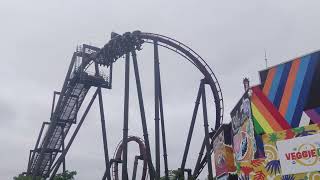 Nemesis Inferno Ride at Thorpe Park 30062024 [upl. by Hairim]