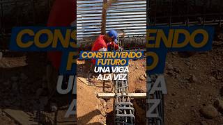 Construcción y Vaciado de la Viga de Riostra Un Paso Clave en la Estructura shorts construction [upl. by Cassius128]