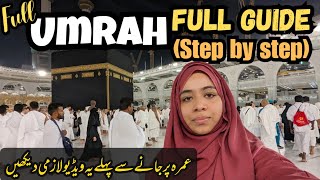 UMRAH GUIDE Step By Step 2024🕋  Umrah k liye kon se Gate  Need to know before UMRAH  Umrah 2024🕋 [upl. by Jessica8]