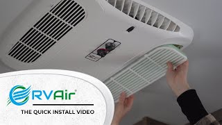 The RV Air Replacement Filter QuickInstall Video [upl. by Adnovahs]