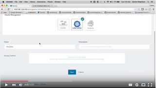 Demo Deploying a Kubernetes Environment in Rancher [upl. by Enileve469]