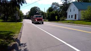 Norridgewock ME engine 22 responding mutual aid to Skowhegan [upl. by Eanar]