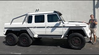 The Mercedes G63 AMG 6x6 Is the Ultimate 15 Million Pickup Truck [upl. by Ahcurb]