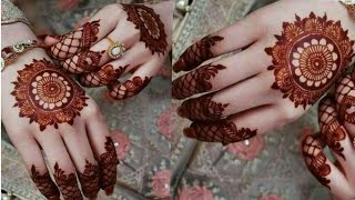 Latest Gol Tikki Mehndi Design for Hands 2021  Latest Eid Mehndi Design [upl. by Pier150]