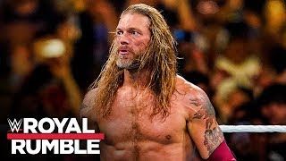 Edge returns at Royal Rumble and delivers vicious Spears Royal Rumble 2020 WWE Network Exclusive [upl. by Giana]