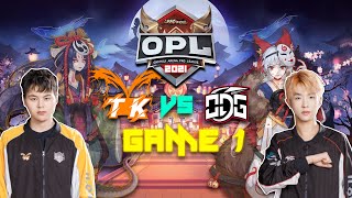 OPL 2021  TK VS ODG  Game 1 [upl. by Euk]