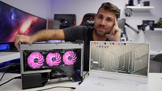 External GPU eGPU on a Laptop Is it Worth It  2022 [upl. by Shushan]