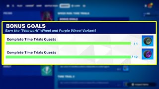 How to EASILY Complete Time Trials Quest in Fortnite locations [upl. by Leizo]