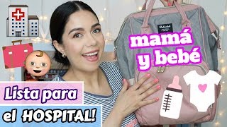 QUÉ LLEVO EN MI MALETA PARA EL HOSPITAL  BOLSO DE LA BEBÉ  LIEBE MAMI [upl. by Okier954]