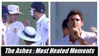 Ashes Cricket Most Heated Moments  Fights amp Sledging [upl. by Yelsnit936]