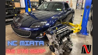 25 ITB Swapping my NC Miata [upl. by Tuddor]