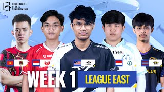 EN PMGC 2021 League East  Week 1 Day 1  PUBG MOBILE Global Championship [upl. by Conner]