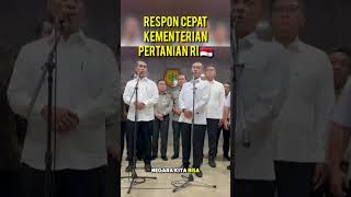 Fast ResponKementerian Pertanian RI 🇲🇨 kementanri fastrespons andiamran masdar infoterkini [upl. by Scottie]