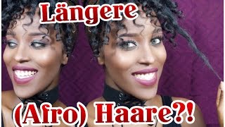 Lange Afro Haare  Tipps amp Tricks  BeautybyV [upl. by Tanaka]