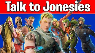 Talk to the Jonesies Fortnite Raz Challenges Where are all the Jonesies  All Jonesy locations [upl. by Thurman]