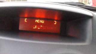 Citroen C2 11 VTR Courtesy Car Dashboard [upl. by Lednek]