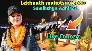 Samikshya Adhikari Live Performance At Lekhnath Mahotsav 2080 SamikshyaAdhikari [upl. by Javier193]