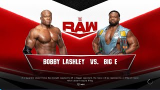 WWE 2K22  Bobby Lashley vs Big E [upl. by Ademla]