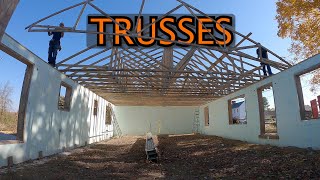 Installing trusses [upl. by Quill839]