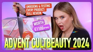 CULT BEAUTY 2024 ADVENT CALENDAR UnboxingampTesting all of the products [upl. by Odette]