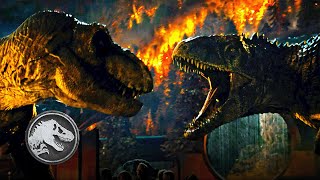 Jurassic World Dominion  T Rex vs Giganotosaurus [upl. by Noisla]