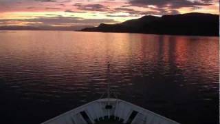 Hurtigruten  timelapse e02 Florø  Måløy [upl. by Post]