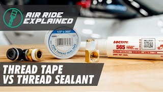 How to Seal Fittings Using Thread Tape and Thread Sealant [upl. by Zelle520]