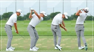 Watch Collin Morikawa Full Range Session in 2 Min Wedge to Driver [upl. by Lahpos]