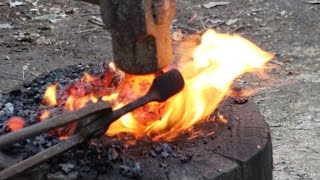 Making Iron In The Woods  Bloomery Furnace [upl. by Paley]