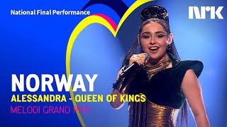 Alessandra  Queen Of Kings  Norway 🇳🇴  National Final Performance  Eurovision 2023 [upl. by Sailesh]