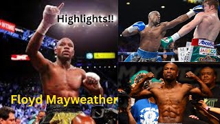 Floyd Mayweather Perfecting  Highlights  Unbeatable [upl. by Aramoix]