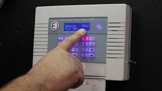 How to set and unset a Pyronix Enforcer Wireless Alarm System [upl. by Tumer291]